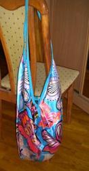Красивая шелковая сумочка из Индии бу