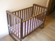 Продам детскую кроватку Верес Соня ЛД9 с матрасом б/у 