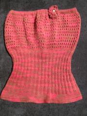 вязаный корсет