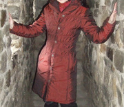 Продам синтепоновое пальто, бу