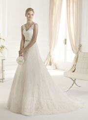 Шикарное испанское платье Pronovias/Atelier Diagonal (Falisco) 