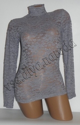 Гипюровые водолазки оптом