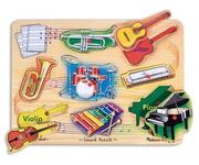 Рамка-вкладыш деревянная музыкальная Музыкальные инструменты