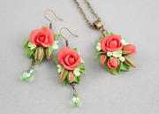 Комплект букетик роз