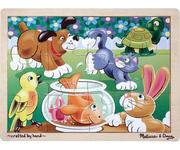 Деревянный пазл Домашние любимцы (12 эл.)