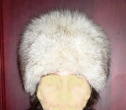 Шапка песцовая,  женская