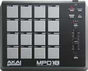 DJ-контроллер Akai MPD18 с чувствительными к нажатию клавишами в Киеве