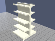 Стеллаж островной. Торговое оборудование.