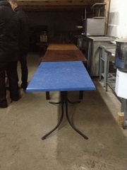 Продажа б.у. столов из верзолита.