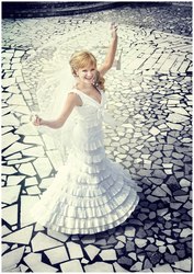 свадебное платье разер 42