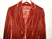 Новый стрейч-велюровый пиджак р.М