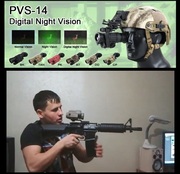 пнв монокуляр прицел ночного видения  пвс-14 цвет: черный описание  мо