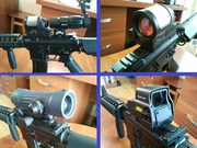 боковое зрение,  прицел коллиматорный,  оптический прицел eotech,  elcane