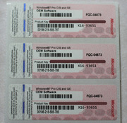 Лицензионные наклейки Windows 7 Pro