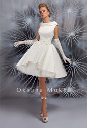 Короткое свадебное платье от Оксаны Мухи бу