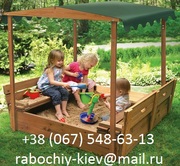 Деревянная песочница «Артемон» для детей  