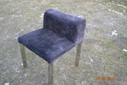 продам удобные велюровые стул кресла б/у черного цвета