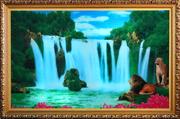 Картина водопад музыкальная с имитации движущегося водопада