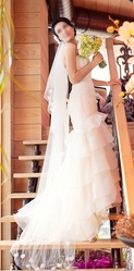 Эффектное свадебное платье Mori Lee (оригинал) США