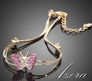 Позолоченный браслет Бабочка