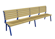 Скамейка Двойная Парковая СП-440 лавочка садовая