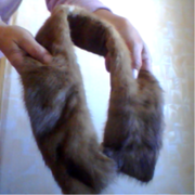 воротник норковый готовый