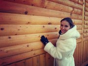 Продам белую шубу