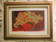 картина ромашки