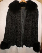 Шуба каракуль