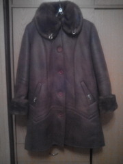 Дубленка женская из исскуственного меха