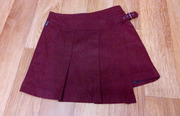 Юбка бордовая полушерстяная. Торг всегда уместен!