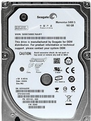 Жесткий диск HDD SATA 160GB от ноутбука Asus F3S.