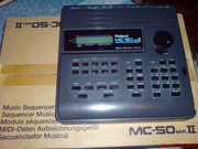 секвенсор Roland MC 50 mk II и звук. модуль Roland Sound Canvas sc 55