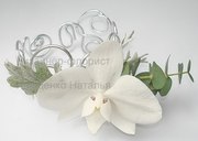 Браслет из живых цветов