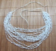 Ожерелья из бисера. Воздушка. Часть 1. Белое