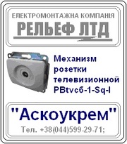 Механизм розетки с заземлением Аскоукрем.