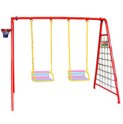  Качели детские для дачи двойные