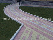 Качественная тротуарная плитка Кирпич от производителя.