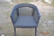 Продажа бу кресел из ротанга с подушкой