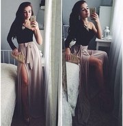 Женское платье в пол