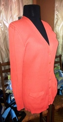 Новый коралловый кардиган. Америка.