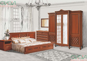 Спальный гарнитур Новита (Скай)
