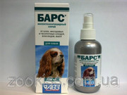 Барс капли от блох и клещей д/ соб. (4пип.-в уп.) +Барс спрей д/собак 