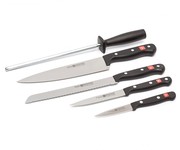 Стильный набор кухонных ножей с подставкой от «Wüsthof»