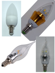 Светодиодная лампа 3W-10W LED цоколь E14  220 вольт