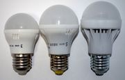 Светодиодная лампа 3W-15W LED цоколь E27  220 вольт