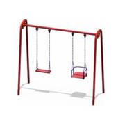 Уличные детские качели Ягодки