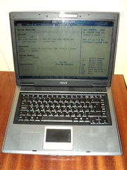 Продажа рабочего  ноутбука  Asus F3J (БУ).
