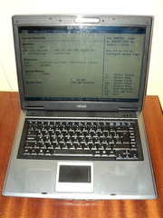 Продажа рабочего  ноутбука  Asus F3J (БУ).