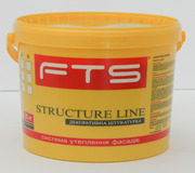Акриловая декоративная штукатурка FTS STRUCTURE LINE